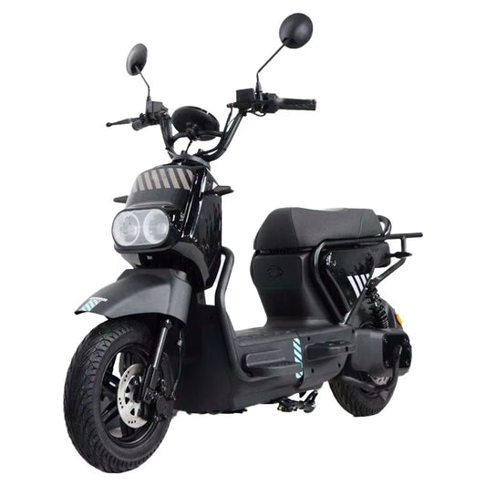 2 Wheel New 350W 500W 48V Electric Moped Bike with Pedals Electrica Ebike Scooter Electric Bike Bicycle