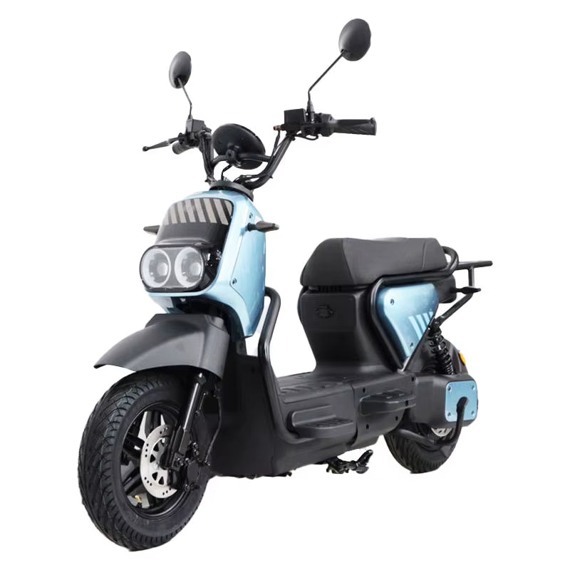 2 Wheel New 350W 500W 48V Electric Moped Bike with Pedals Electrica Ebike Scooter Electric Bike Bicycle