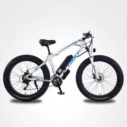 Electric Bicycle 750W Brushless Motor AKEZ 48V 13AH Lithium Battery 26Inch Adult E-Bike Fat Tire Urban Commuting Electric Bike