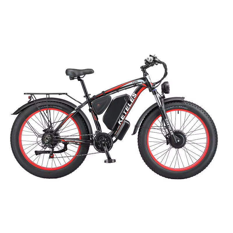 26X4.0 Inch Direct Sales 2000W Powerful Motor 17.5AH Lithium Battery Electric Bike Fat Tire E-Bike