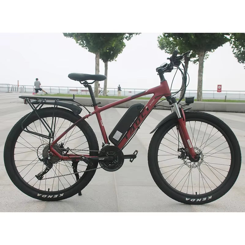 AKEZ Electric Bicycle 36V13AH Lithium Battery 350W Brushless Motor Adult E-Bike 26Inch Thin Tire Urban Commuting Electric Bike