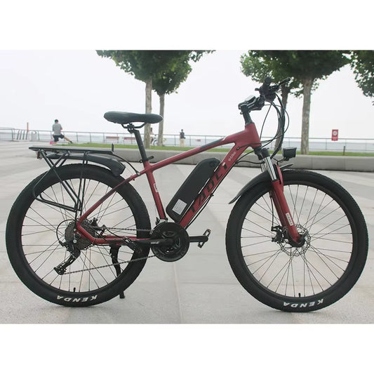 AKEZ Electric Bicycle 36V13AH Lithium Battery 350W Brushless Motor Adult E-Bike 26Inch Thin Tire Urban Commuting Electric Bike
