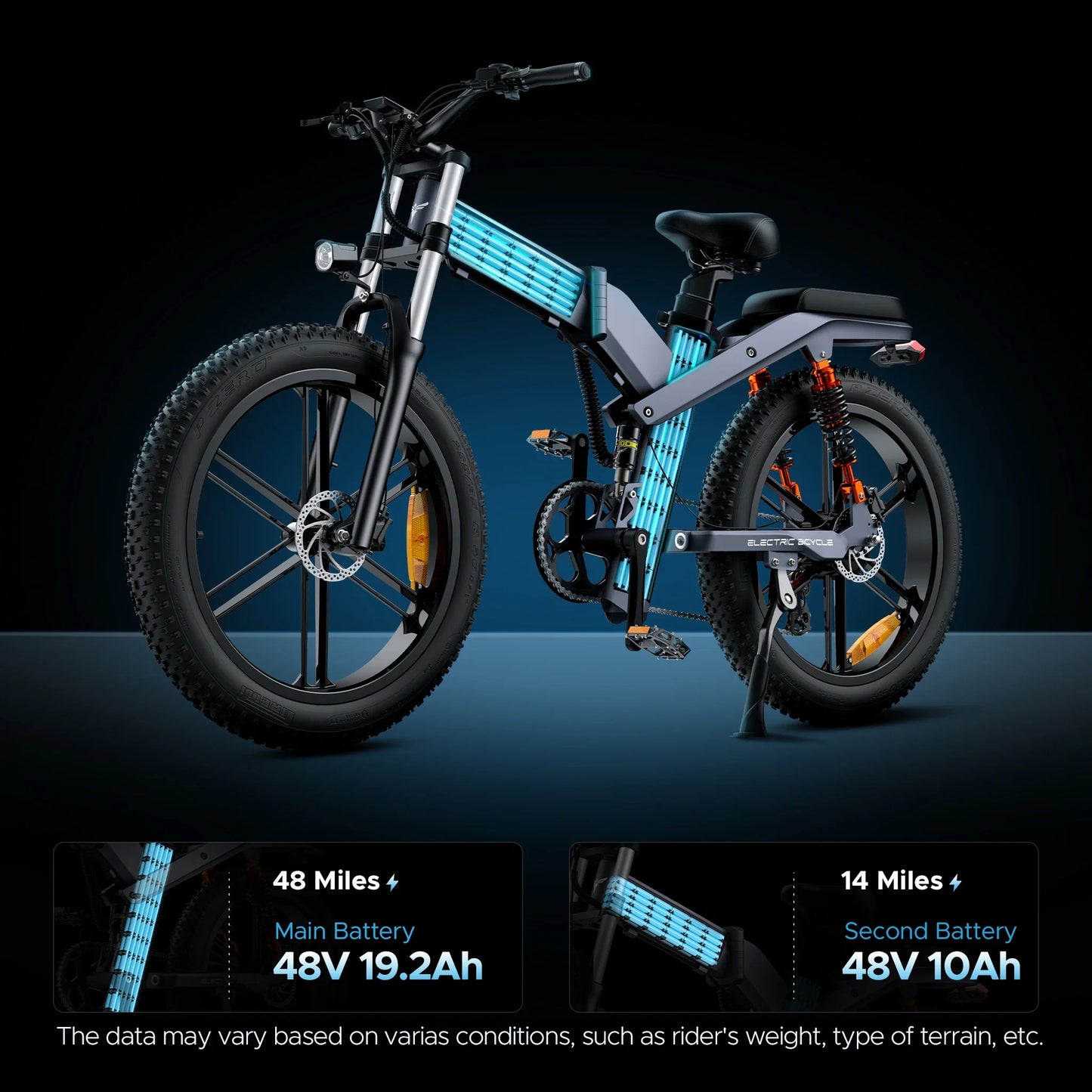 ENGWE X26 1000W Ebike 48V 29.2Ah