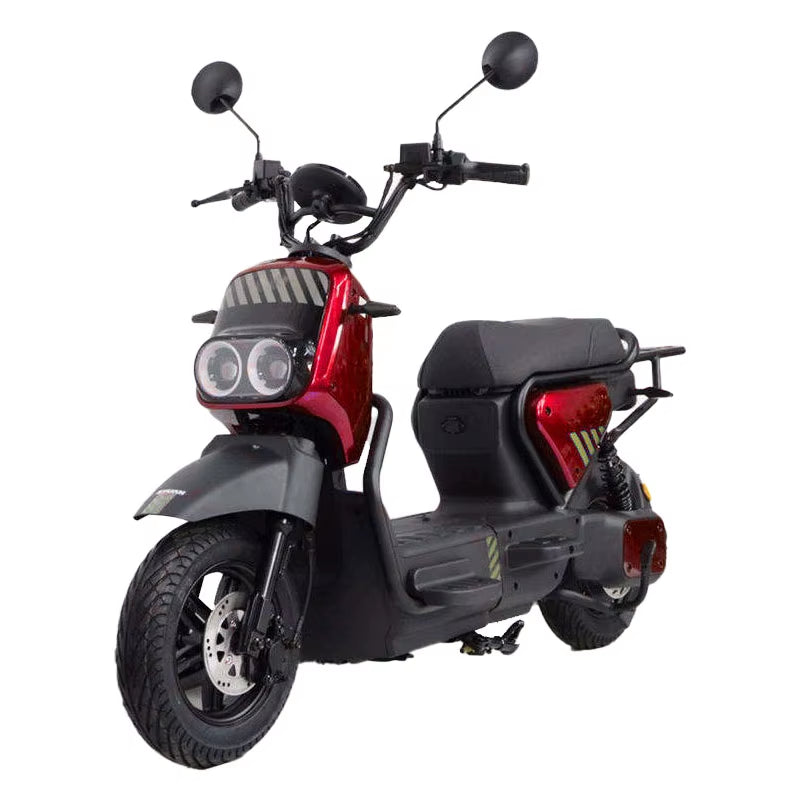 2 Wheel New 350W 500W 48V Electric Moped Bike with Pedals Electrica Ebike Scooter Electric Bike Bicycle