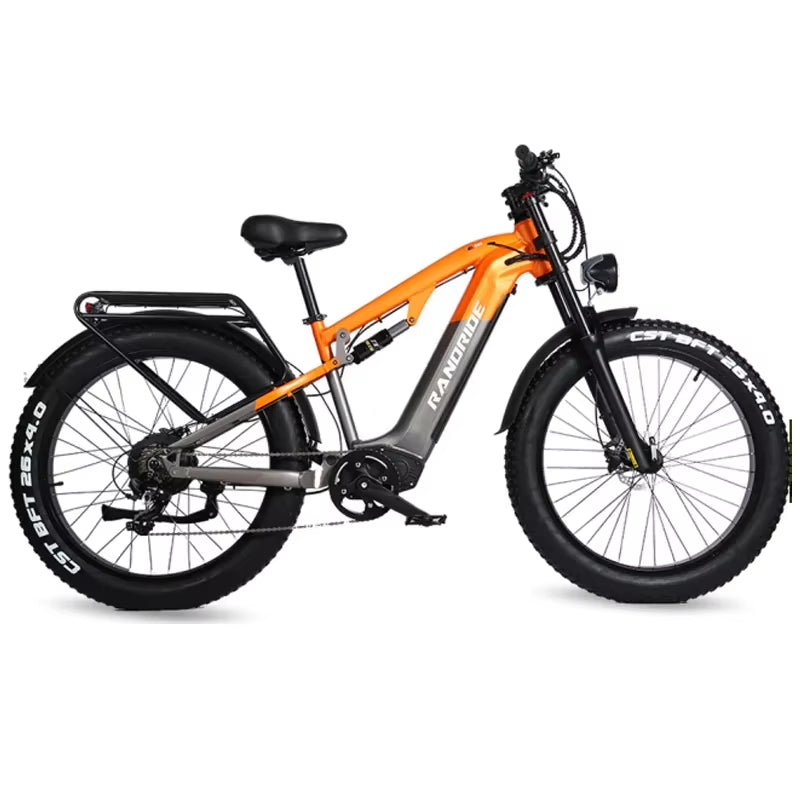 Electric Bike YX80 1500W Motor 48V23Ah Battery Adult Electric Bicycle 20Inch Fat Tire Hydraulic Brake Mountain Off-Road E-BIKE