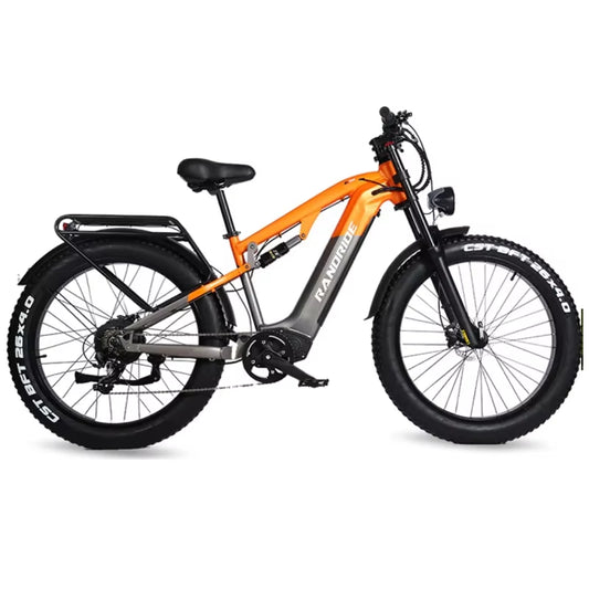 Electric Bike YX80 1500W Motor 48V23Ah Battery Adult Electric Bicycle 20Inch Fat Tire Hydraulic Brake Mountain Off-Road E-BIKE