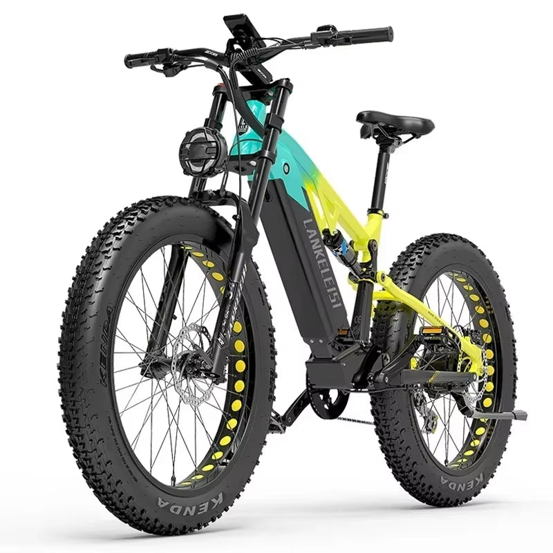 Lankeleisi RV800 Electric Bicycle 26 Inch Fat Tyre Off-Road Electric Bike 750W 48V 20AH Battery Men'S Mountain Bike Snowmobile