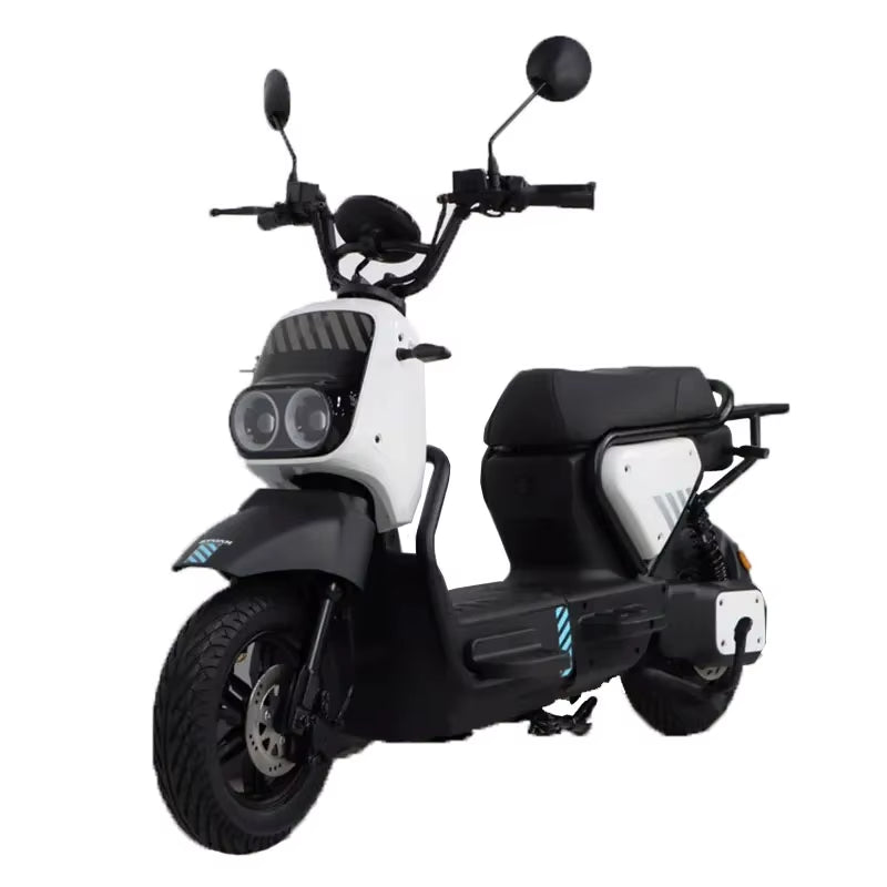 2 Wheel New 350W 500W 48V Electric Moped Bike with Pedals Electrica Ebike Scooter Electric Bike Bicycle